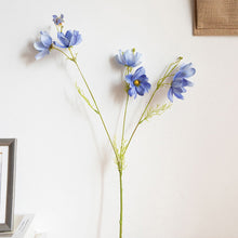 Load image into Gallery viewer, 3Forks 6 Heads Bossy Gesang Flower Branch Silk Artificial Flowers Home Wedding Decoration Flores Artificial Flower