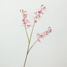 Load image into Gallery viewer, 3Forks Papilionopsis Artificial Flowers Branch Silk Artificial Flowers Home Wedding Decoration Flores Artificial Flower