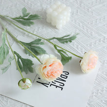 Load image into Gallery viewer, 3Forks Loula Simulation flower Branch Silk Artificial Flowers Home Wedding Decoration Flores Artificial Flower