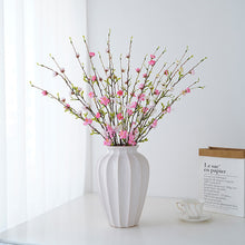 Load image into Gallery viewer, 3Forks Plum Blossom Artificial Flowers Branch Silk Artificial Flowers Home Wedding Decoration Flores Artificial Flower
