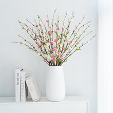 Load image into Gallery viewer, 3Forks Plum Blossom Artificial Flowers Branch Silk Artificial Flowers Home Wedding Decoration Flores Artificial Flower