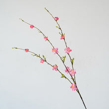 Load image into Gallery viewer, 3Forks Plum Blossom Artificial Flowers Branch Silk Artificial Flowers Home Wedding Decoration Flores Artificial Flower