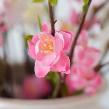 Load image into Gallery viewer, 3Forks Plum Blossom Artificial Flowers Branch Silk Artificial Flowers Home Wedding Decoration Flores Artificial Flower