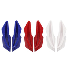 Load image into Gallery viewer, 2Pcs Universal Motorcycle Winglets Kits Aerodynamic Side Wing Spoiler Modification Air Deflector Accessories