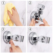Load image into Gallery viewer, Shower Holder Suction Cup Shower Head Stand Punch-free 360° Adjustable Bathroom Wall Mount Bracket