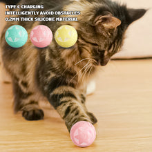 Load image into Gallery viewer, Star Smart Cat Toys with Light Automatic Rolling Ball Electric Cat Interactive Toys Cats Training Self-moving Kitten Toys for Indoor Playing