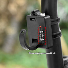 Load image into Gallery viewer, Universal Motorcycle Helmet Lock Bicycle Handlebar Lock Safe Fixed Hook Lock Anti-Theft Password Lock Outdoor For Cycling Equipment