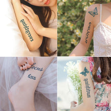 Load image into Gallery viewer, Waterproof and Sweat Resistant Disposable Tattoo Sticker Butterfly Wings Creative Tattoo Sticker for Men and Women