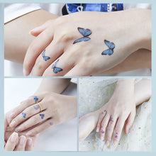 Load image into Gallery viewer, Waterproof Pink Butterfly Tattoo Sticker Dream Collection Wing Butterfly Pink Face Tattoo Sticker Summer Party