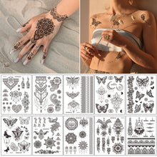 Load image into Gallery viewer, Butterfly Tattoo Sticker Plain Flower Sexy Finger Clavicle Tattoo Sticker Creative Summer Waterproof Tattoo Sticker