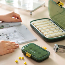 Load image into Gallery viewer, Sealed Small Medicine Box Portable Pill Packaging Box Three Meals A Week Seven Days Large Capacity Medicine Storage Box