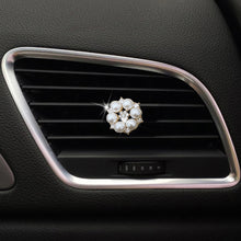 Load image into Gallery viewer, 3Pcs Car Air Conditioning Outlet Vent Perfume Clip Exquisite Interior Accessories Decoration Fragrance Rose with Diamonds for Girl Women's