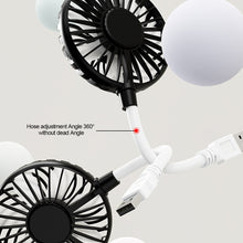 Load image into Gallery viewer, USB Input Mini Fan Office Cooling Fans Portable Summer Laptop Fan Mute Fans for Dormitory Home Student Outdoor Travel Fan