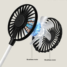 Load image into Gallery viewer, USB Input Mini Fan Office Cooling Fans Portable Summer Laptop Fan Mute Fans for Dormitory Home Student Outdoor Travel Fan