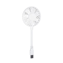 Load image into Gallery viewer, USB Input Mini Fan Office Cooling Fans Portable Summer Laptop Fan Mute Fans for Dormitory Home Student Outdoor Travel Fan