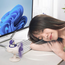 Load image into Gallery viewer, USB Input Mini Fan Office Monitor Top Cooling Fans Flying Duck Fan Portable Summer Fan Mute Fans Home Table Fan Ornaments