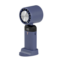 Load image into Gallery viewer, Portable Mini Handheld Folding Fan with Lanyard Base Digital Semiconductor Refrigeration USB Rechargeable Cooling Fan Outdoor Handheld Fan