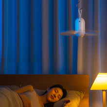 Load image into Gallery viewer, Silent 5 Leaves USB Rechargeable Canopy Ceiling Fan with Remote Control Portable Hanging Fan for Camping Bed Dormitory Tent Fan