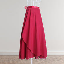 Load image into Gallery viewer, Tie Up Ballet Skirt Long Chiffon Dance Skirt Fairy Chiffon Long Ballet Tutu Dress Dance Costumes Dress