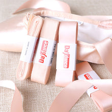 Load image into Gallery viewer, Woman Satin Canvas Ballet Pointe Shoes Bandage For Ballerina Dancing