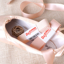 Load image into Gallery viewer, Woman Satin Canvas Ballet Pointe Shoes Bandage For Ballerina Dancing