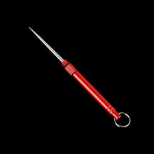 Load image into Gallery viewer, Multi-Purpose Titanium Outdoor EDC Portable Toothpick Bottle Fruit Fork Camping Tool Toothpick Tube Is More Durable Than Floss