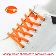 Load image into Gallery viewer, 1Pair Elastic Lazy Shoelaces No Tie Shoe Laces Sneakers Flats Shoelaces Quick Shoelace Fit All Shoes