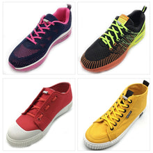 Load image into Gallery viewer, 1Pair Elastic Lazy Shoelaces No Tie Shoe Laces Sneakers Flats Shoelaces Quick Shoelace Fit All Shoes