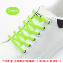 Load image into Gallery viewer, 1Pair Elastic Lazy Shoelaces No Tie Shoe Laces Sneakers Flats Shoelaces Quick Shoelace Fit All Shoes