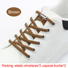 Load image into Gallery viewer, 1Pair Elastic Lazy Shoelaces No Tie Shoe Laces Sneakers Flats Shoelaces Quick Shoelace Fit All Shoes
