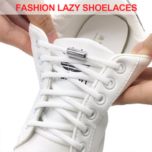 Load image into Gallery viewer, 1Pair Elastic Lazy Shoelaces No Tie Shoe Laces Sneakers Flats Shoelaces Quick Shoelace Fit All Shoes