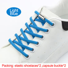 Load image into Gallery viewer, 1Pair Elastic Lazy Shoelaces No Tie Shoe Laces Sneakers Flats Shoelaces Quick Shoelace Fit All Shoes