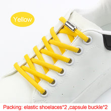 Load image into Gallery viewer, 1Pair Elastic Lazy Shoelaces No Tie Shoe Laces Sneakers Flats Shoelaces Quick Shoelace Fit All Shoes