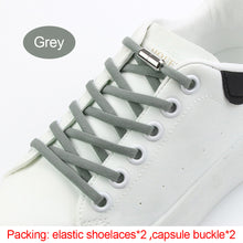 Load image into Gallery viewer, 1Pair Elastic Lazy Shoelaces No Tie Shoe Laces Sneakers Flats Shoelaces Quick Shoelace Fit All Shoes