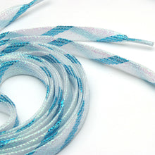 Load image into Gallery viewer, One Pairs Rainbow Elastic Laces Sneakers No Tie Shoe Laces Flat Rubber Shoelace For Shoes