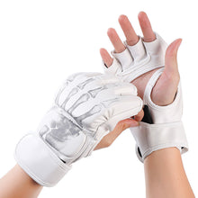 Load image into Gallery viewer, Thick Boxing Gloves MMA Gloves Half finger Sanda Taekwondo Fight MMA Sandbag Gloves Training Equipment
