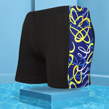 Load image into Gallery viewer, Men Boxer Trunks Print Milk Silk Swimming Trunks Hot Spring Holiday Beach Water Sports Slim Shorts Boxing Quick Dry Pants One Size