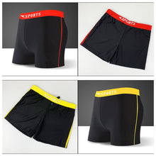 Load image into Gallery viewer, Men Fashion Wide Waist Milk Silk Swimming Trunks Boxing Beach Hot Spring Water On Sports Quick Dry Shorts Anti-Embarrassment Boxer Trunks Slim Breathable Shorts