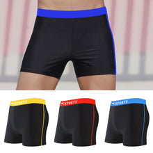 Load image into Gallery viewer, Men Fashion Wide Waist Milk Silk Swimming Trunks Boxing Beach Hot Spring Water On Sports Quick Dry Shorts Anti-Embarrassment Boxer Trunks Slim Breathable Shorts