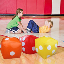 Load image into Gallery viewer, 35CM Large Water Inflatable Dice Toys Outdoor Pool Beach Party Supplies Parent-Child Entertainment Interactive Toys Bar KTV Atmosphere Props
