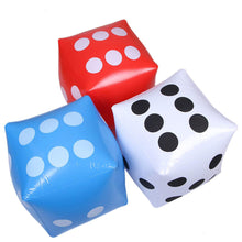 Load image into Gallery viewer, 35CM Large Water Inflatable Dice Toys Outdoor Pool Beach Party Supplies Parent-Child Entertainment Interactive Toys Bar KTV Atmosphere Props