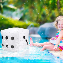 Load image into Gallery viewer, 35CM Large Water Inflatable Dice Toys Outdoor Pool Beach Party Supplies Parent-Child Entertainment Interactive Toys Bar KTV Atmosphere Props