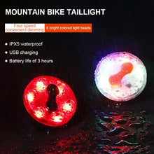 Load image into Gallery viewer, Dazzle Bike Taillight Outdoor Night Riding USB Charging Safety Warning Light IPX-5 Class Waterproof Highlighting Riding Accessories
