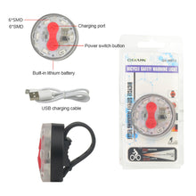 Load image into Gallery viewer, Dazzle Bike Taillight Outdoor Night Riding USB Charging Safety Warning Light IPX-5 Class Waterproof Highlighting Riding Accessories