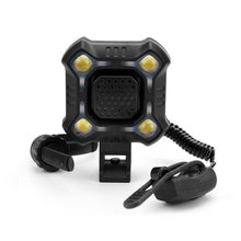 Load image into Gallery viewer, Mountain Biking Multifunctional 2-In-1 Horn Light 140 High Decibel USB Rechargeable IPX6 Waterproof 350 Lumen Bicycle Headlights Night Riding Equipment