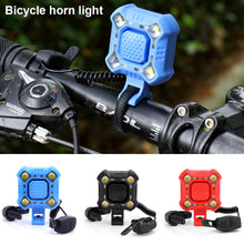Load image into Gallery viewer, Mountain Biking Multifunctional 2-In-1 Horn Light 140 High Decibel USB Rechargeable IPX6 Waterproof 350 Lumen Bicycle Headlights Night Riding Equipment