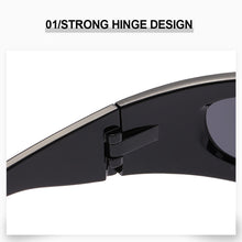 Load image into Gallery viewer, Fashion Y2K Dazzling Sports Cycling Glasses Future Sense Crescent Style Outdoor Activities Driving UV400 Protection Sunglasses