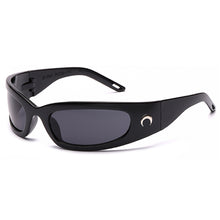 Load image into Gallery viewer, Fashion Y2K Dazzling Sports Cycling Glasses Future Sense Crescent Style Outdoor Activities Driving UV400 Protection Sunglasses