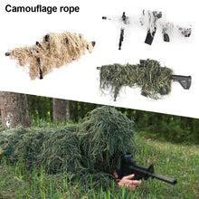 Load image into Gallery viewer, Outdoor Tactics CS Rope Rifle Sniper Rifle Hunting Camouflage Rope Jungle Desert Snow Ghillie Wrap Stretchable Elastic Shooting Equipment Bunker