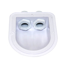 Load image into Gallery viewer, Single/Double Holes Caravan Solar Car Junction Box Roof Wire Entry Solar Cable Motorhome Junction Box RV Caravan Accessories Camper Accessories